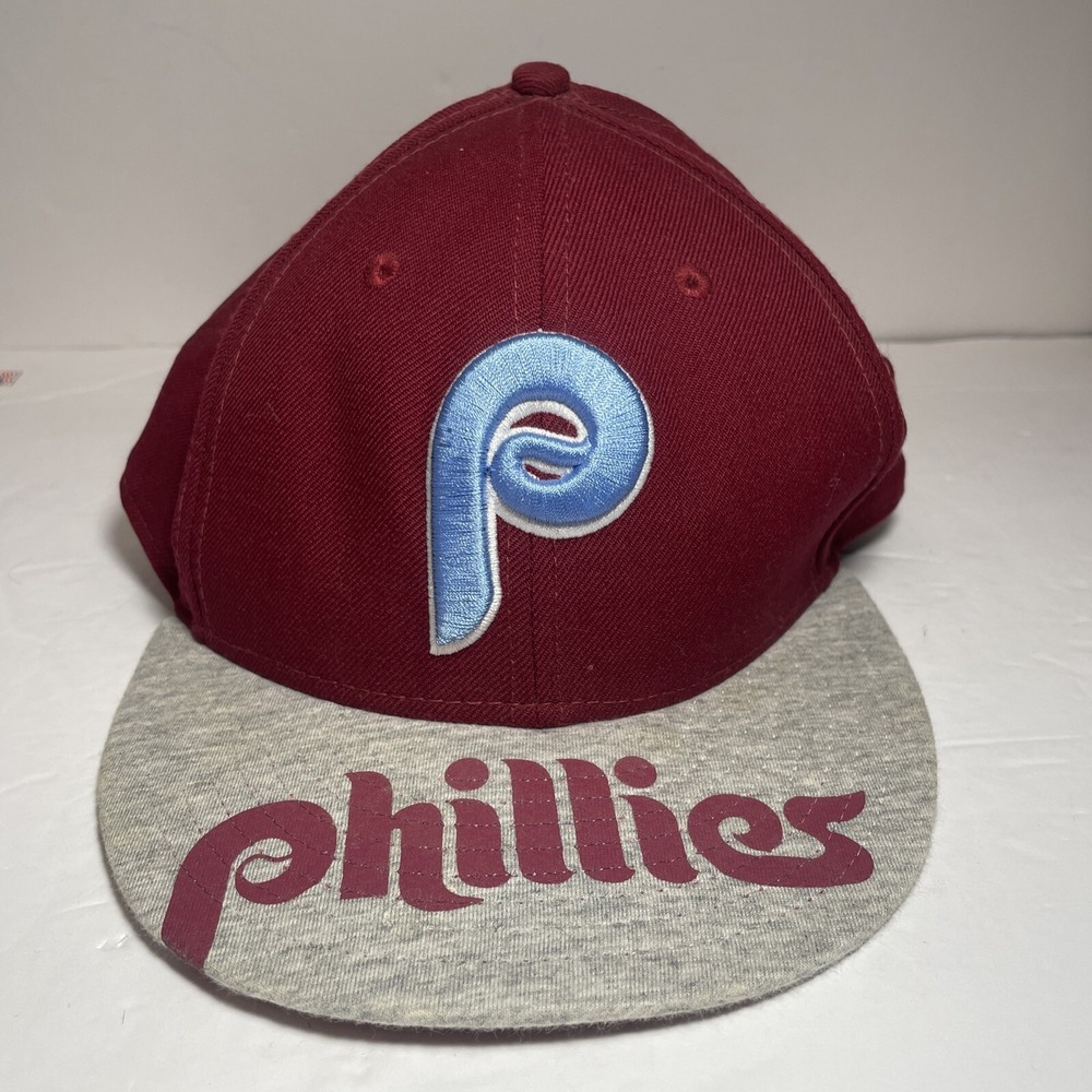 New Era 59Fifty Cooperstown‎ Collection Philadelphia Phillies Hat Cap Size 7 7/8
